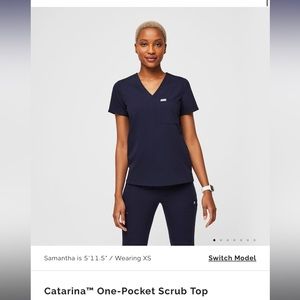 Figs Catarina one pocket scrub top